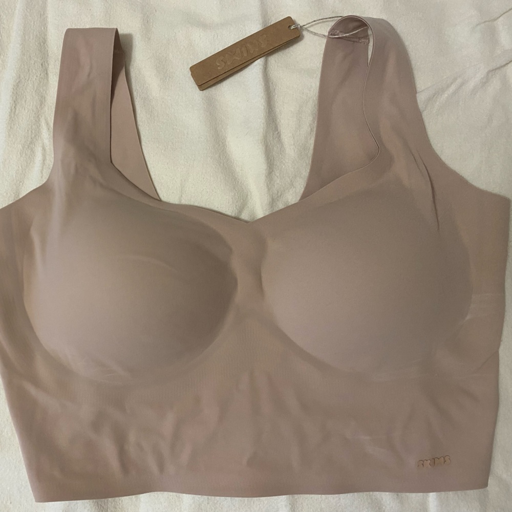 SKIMS Naked Plunge Tank Bra